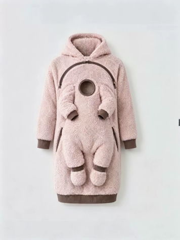 Fleece Babywearing Hoodie – Warm Carrier-Compatible Maternity & Baby Jacket