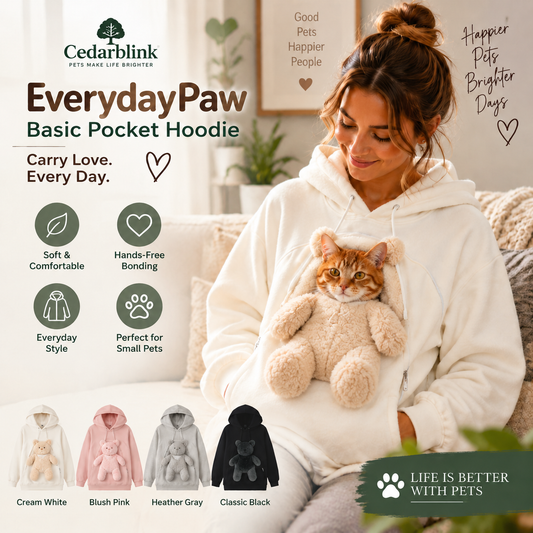 Cedarblink EverydayPaw Basic Pocket Hoodie