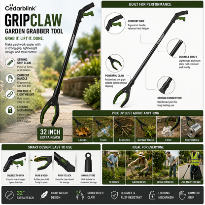 Cedarblink® GripClaw Garden Grabber Tool