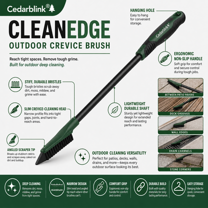 Cedarblink® CleanEdge Outdoor Crevice Brush