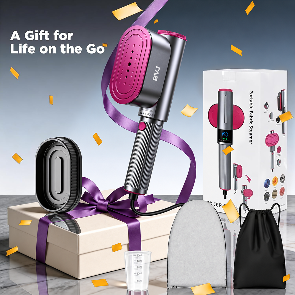 🔥 𝑳𝑨𝑺𝑻 𝑫𝑨𝒀 𝑺𝑨𝑳𝑬-50% 𝑶𝑭𝑭 🔥 1200W 2-in-1 Handheld Garment Steamer & Iron – Fast Heat-Up, Portable Travel Steamer