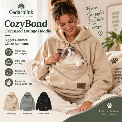 Cedarblink CozyBond Oversized Lounge Hoodie