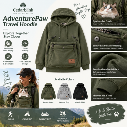 Cedarblink AdventurePaw Travel Hoodie