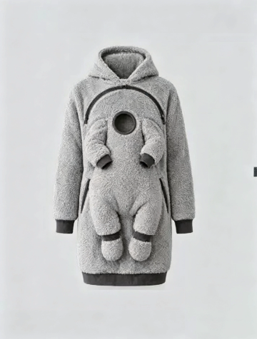 Fleece Babywearing Hoodie – Warm Carrier-Compatible Maternity & Baby Jacket