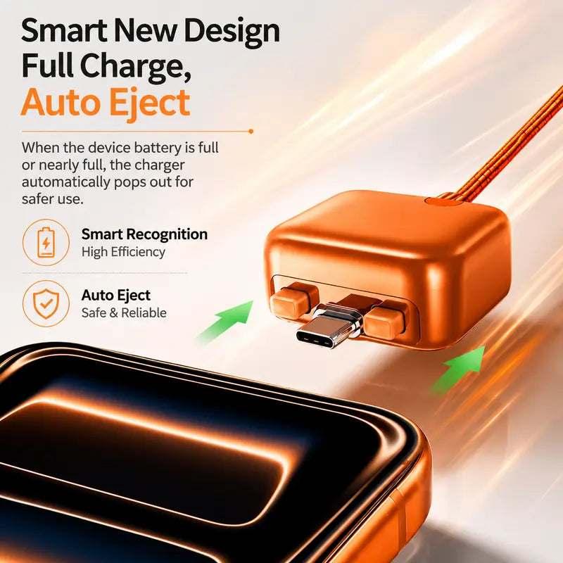 140W TYPE-C AI Smart Auto Power-Off Charging Protector