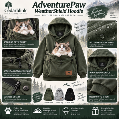 Cedarblink AdventurePaw WeatherShield Hoodie