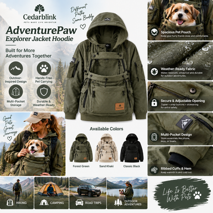 Cedarblink AdventurePaw Explorer Jacket Hoodie