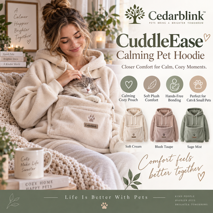 Cedarblink CuddleEase Calming Pet Hoodie