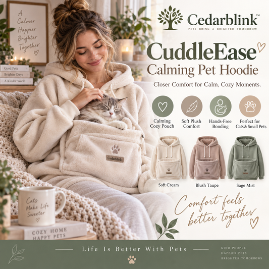 Cedarblink CuddleEase Calming Pet Hoodie