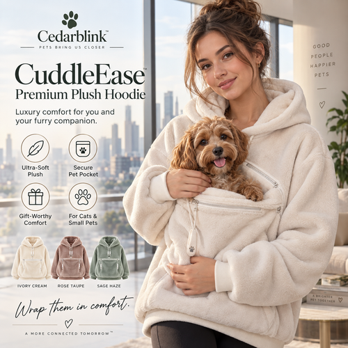 Cedarblink CuddleEase Premium Plush Hoodie