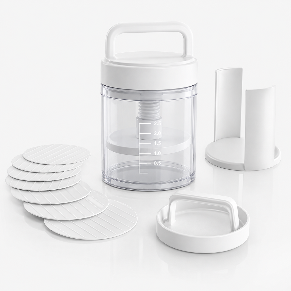 Multi-Function Patty Press | One-Press Uniform Patties | 🏠 Home Burgers • 🏕️ Camping • 🔥 BBQ • 🥩 Meal Prep