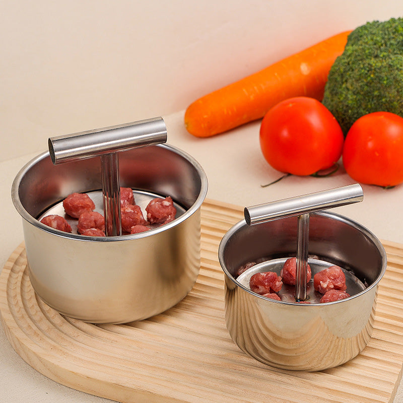✈️Last Day 50% OFF  | ✨🔥Stainless Steel Meatball Maker – Shape 6 or 12 at Once